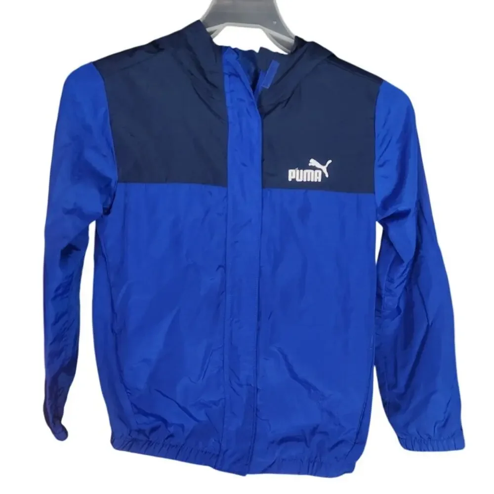 Puma Hooded Windbreaker Youth Size 8